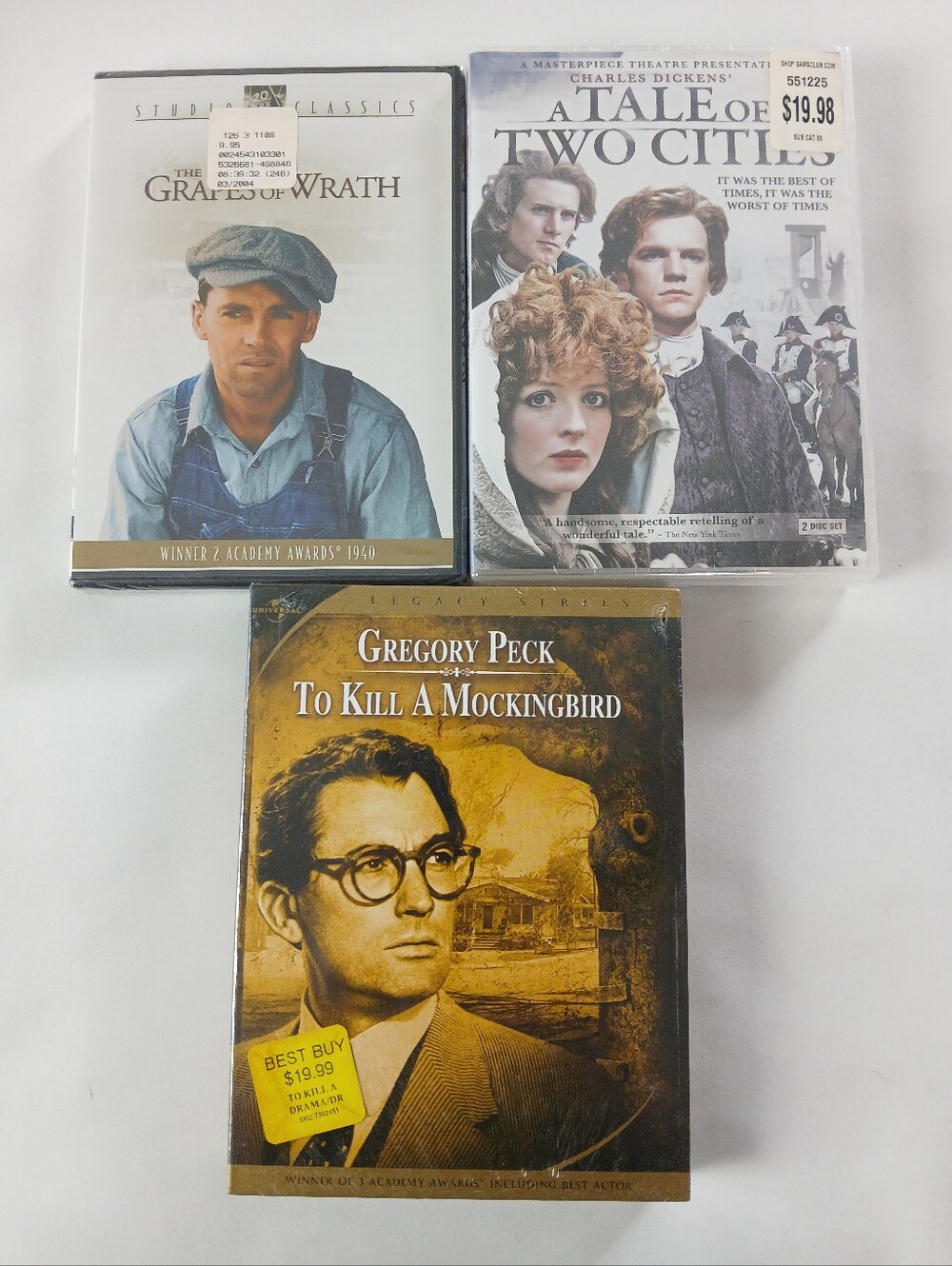 Lot of 3 New Classics DVD Sets